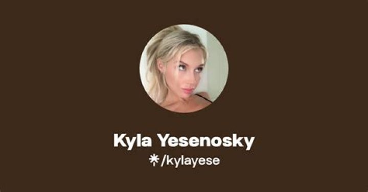 Kyla Yesenosky's OnlyFans Leaks Explored
